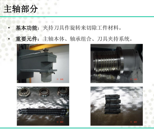 电脑锣主轴部分