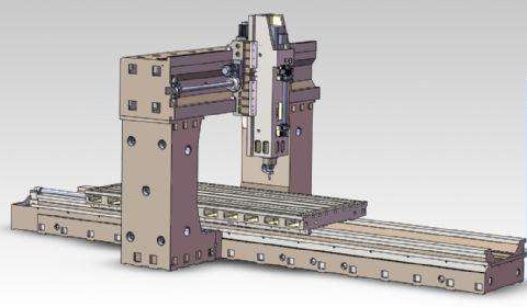 龙门加工中心结构